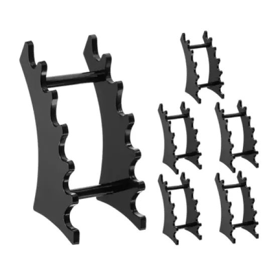 Unique Bargains Acrylic Sturdy and Durable Space-Saving Design Pen Holder image {8}