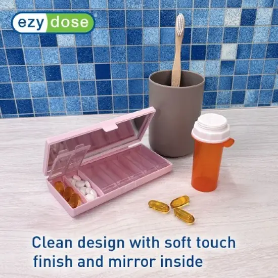 Equadose Mirrored Travel Pill Case image {2}