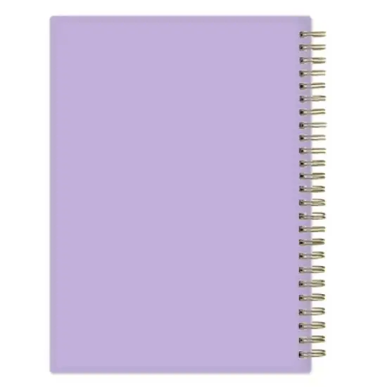 Blue Sky Brook Gossen Planner Notes 5.875"x8.625" Weekly/Monthly Wirebound 12 Month Purple Striped Undated image {10}