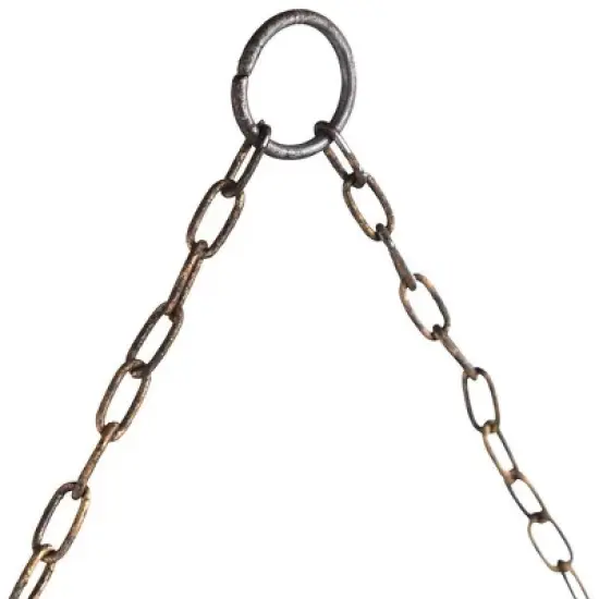 Wind & Weather Handcrafted Nine Metal Bells Wind Chime with Antiqued Golden Finish image {2}