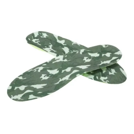 Unique Bargains Cloud Shoe Inserts Fit Shoe Camouflage Gray Green 1 Pair image {4}