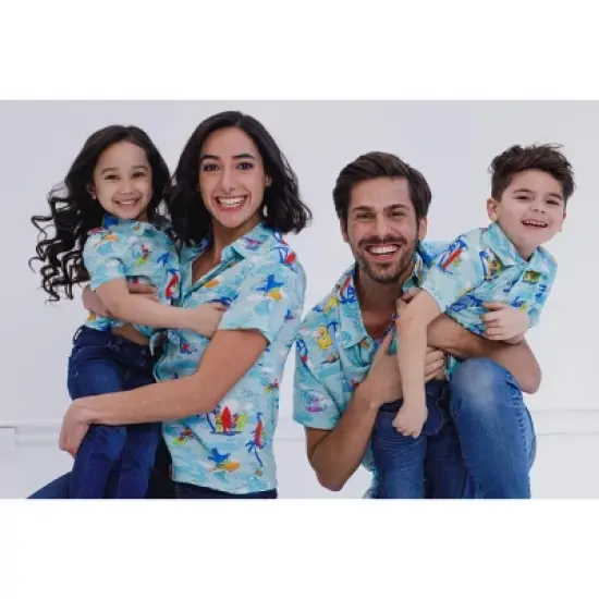Sesame Street Matching Family Hawaiian Button Down Dress Shirt Infant image {3}