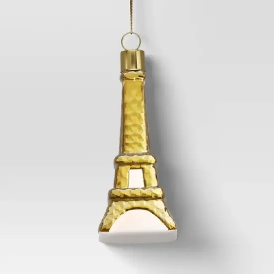 3pc Christmas Gift Ornament Set Glass Paris - Wondershop&trade; image {4}