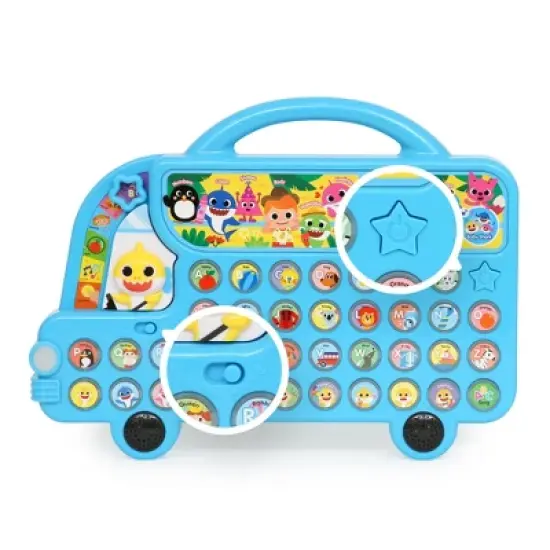 Pinkfong Baby Shark Alphabet Bus Toy image {3}