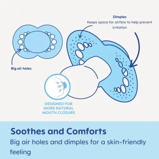 MAM Matte Original Deco Pacifier - 6+ Months - Girl - 2pc image {5}