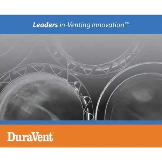 DuraVent 6DP-36 DuraPlus 36 x 6 Inch Galvanized Steel Triple Wall Wood Burning Stove Pipe Connector to Vent Smoke/Exhaust, Silver image {3}