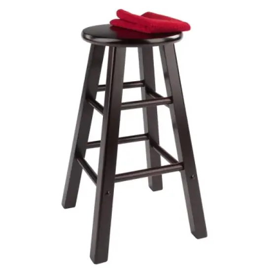 24" 2pc Element Counter Height Barstools - Winsome image {6}