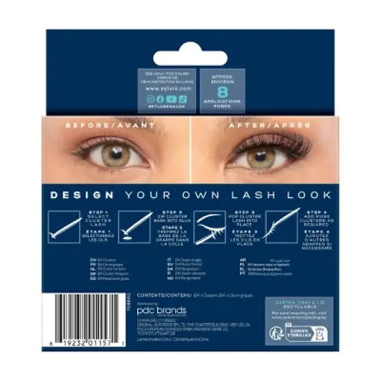 Eylure Volume & Curl Clusters False Eyelashes - 84ct image {4}