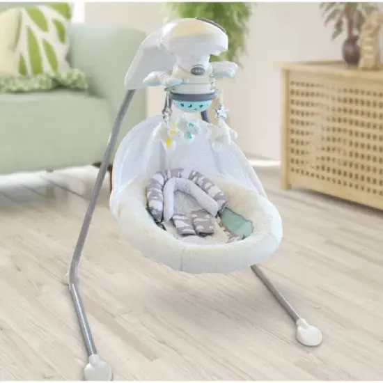 Go by Goldbug Clouds Duo Head Support And Strap Cover Set For Car Seat, Stroller, Bouncer image {8}