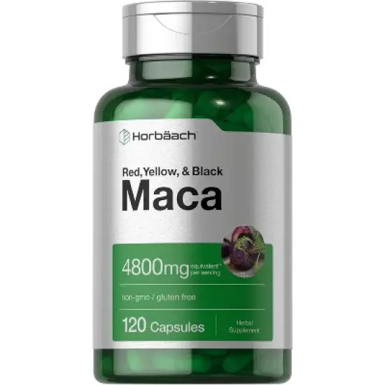 Horbaach Maca Root 4800mg | 120 Capsules image {8}