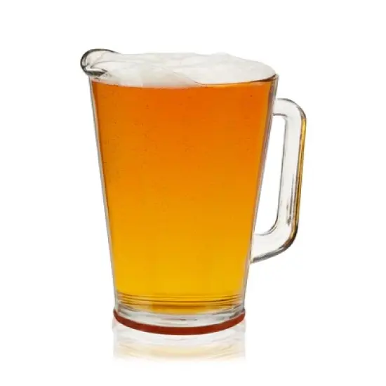 True Large Glass Pitcher with Handle, Mimosa Bar Supplies Party Serveware, Brunch Supplies Glass Serving Pitcher 60oz Set of 1 image {8}