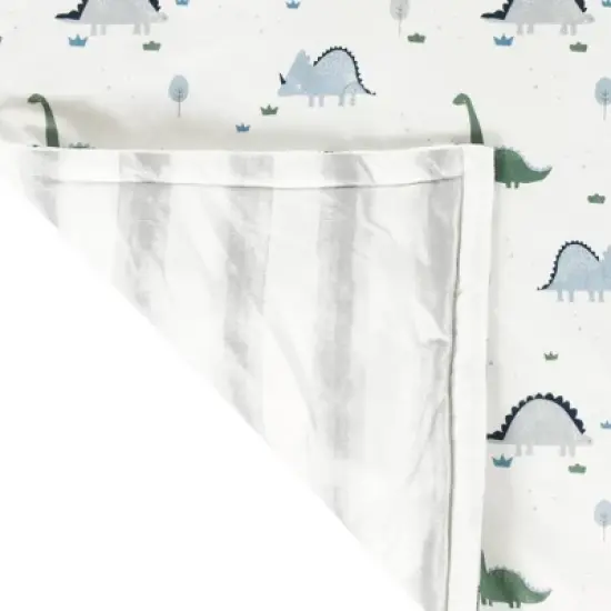 Lush D&eacute;cor Plush Oversized Reversible Baby Blanket image {3}
