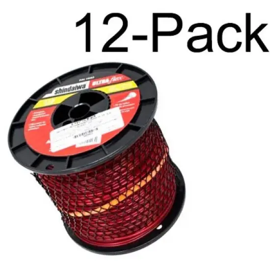Shindaiwa Genuine 12-Pack of Ultra-Flex 3 Lb Spool .105" (dia.) Round Trimmer Line 10503-12PK image {1}