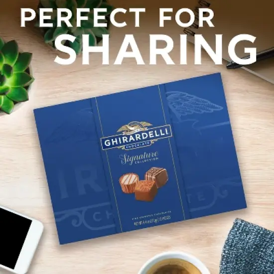 Ghirardelli Signature Collection Fine Assorted Chocolate Candy Gift Box - 6oz image {4}