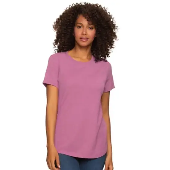 Felina Women's Slub Jersey Crew Neck T-Shirt image {7}