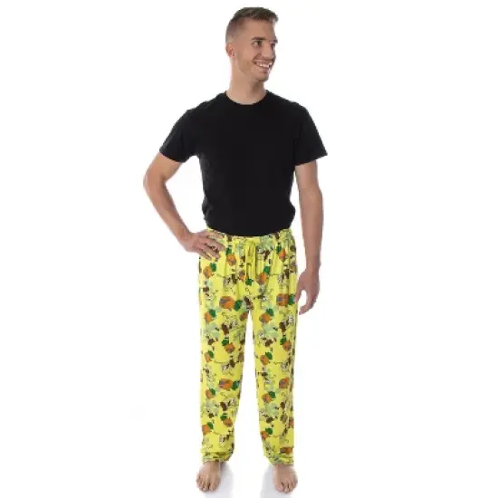 SpongeBob SquarePants Men's Pineapple House Adult Lounge Pajama Pants image {3}