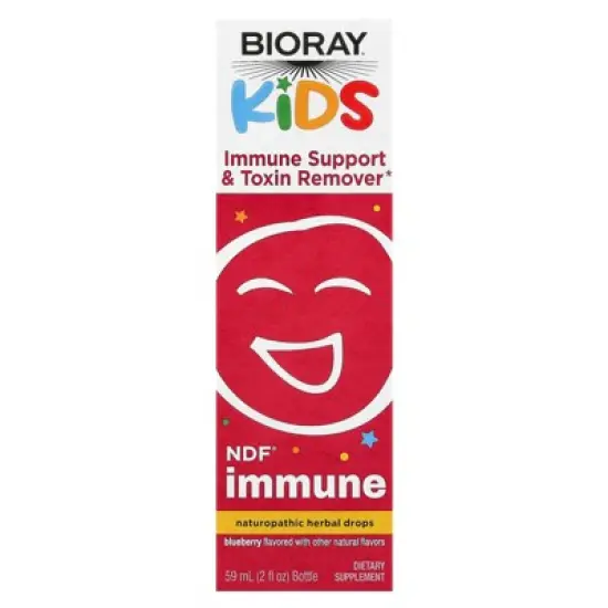 Bioray Kids, Immune Support & Toxin Remover, Blueberry, 2 fl oz (59 ml) image {4}