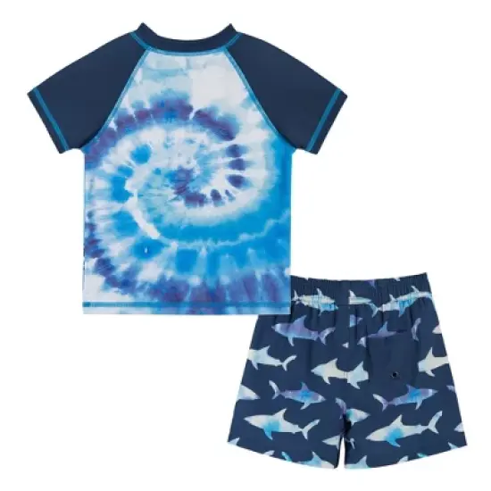 Andy & Evan  Toddler  Short Sleeve Rashguard Set image {1}