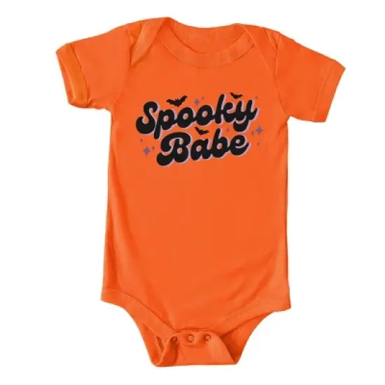 The Juniper Shop Spooky Babe Purple Baby Bodysuit image {2}