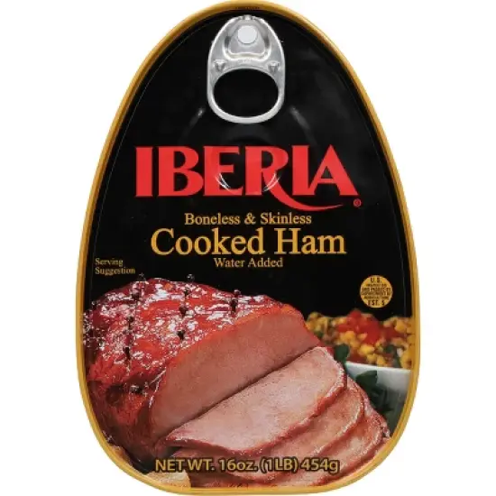 Iberia Boneless & Skinless Cooked Ham - 16oz image {5}