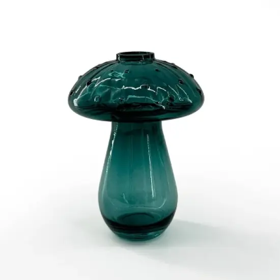 Novelty Glass Bud Vase Teal - Bullseye's Playground&trade; image {3}