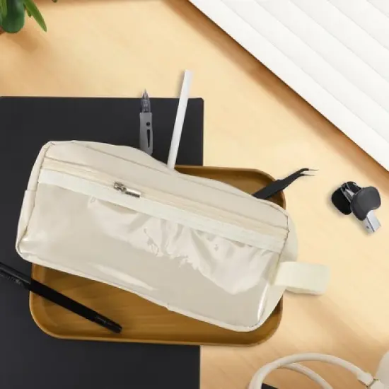 Unique Bargains Large Capacity Pencil Case image {1}