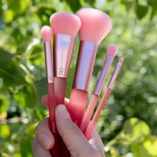 MODA Brush Hibiscus Hues Face Makeup Brush Kit- 5pc image {2}