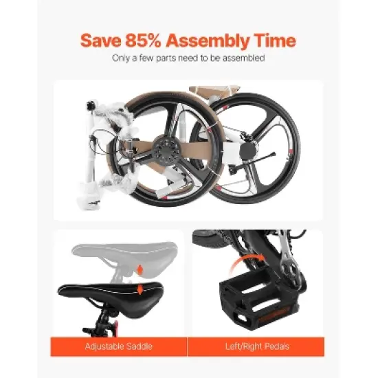 VEVOR Road Bike, 700C Wheels Racing Bike, SHIMANO 14 Speeds Drivetrain City Commuter Road Bicycle with Aluminum Alloy Frame, Drop Bar, Black image {6}