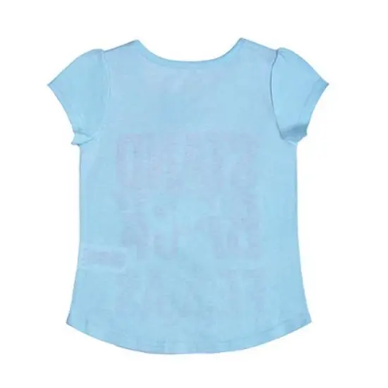 Disney Girl's 4-Pack Stand Back Fellas Toy Story Short Sleeve Graphic Tees for Toddler image {6}