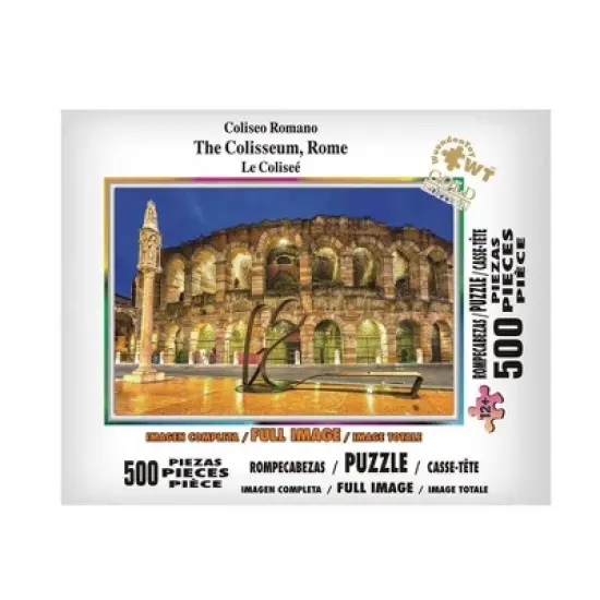 Wuundentoy Gold Edition: Roman Coliseum Jigsaw Puzzle - 500pc image {4}