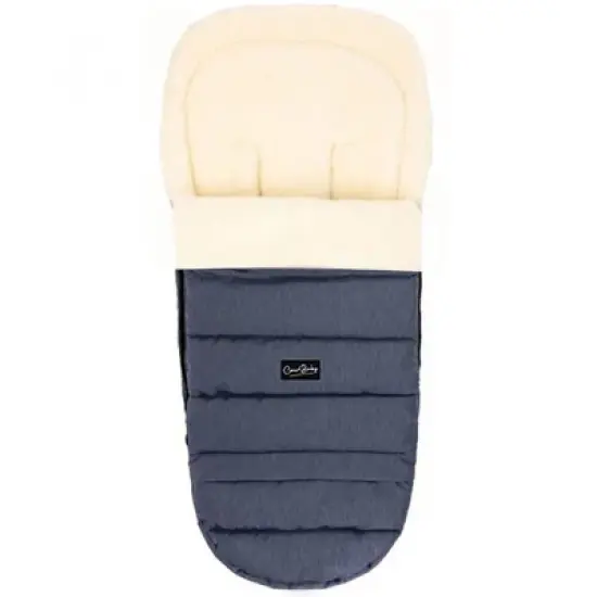 Cover Baby 0-3 Years Arctic Organic Wool Adjustable Footmuff in Navy image {10}