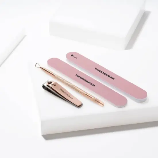 Tweezerman Rose Gold Manicure Kit - 4pc image {3}
