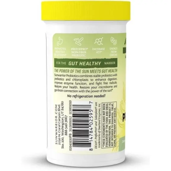 Probiotic Capsules, 10 Billion CFU grows to 100 billion CFU, Sunwarrior, 30ct image {5}