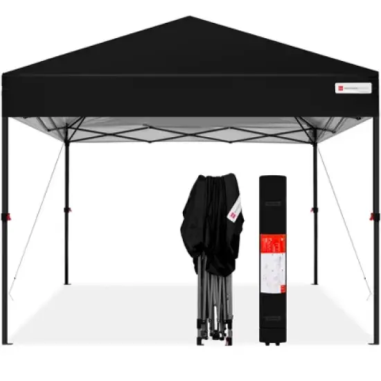Best Choice Products 10x10ft Easy Setup Pop Up Canopy Instant Portable Tent w/ 1-Button Push, Carry Case image {10}