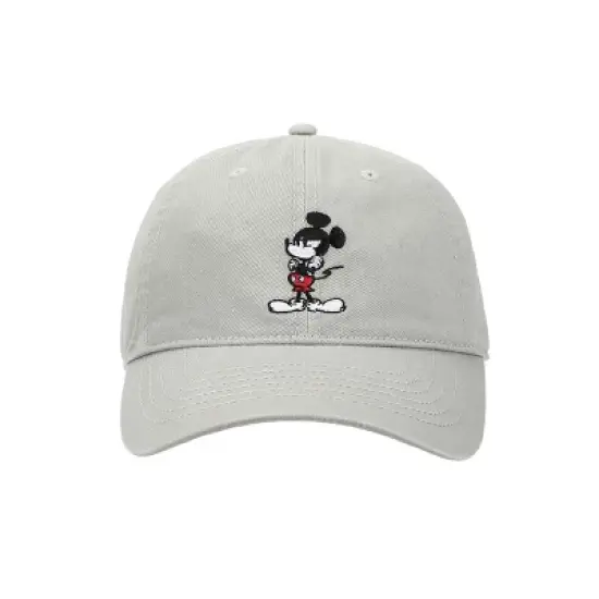 Disney Mickey Mouse White Unstructured Baseball Cap image {1}