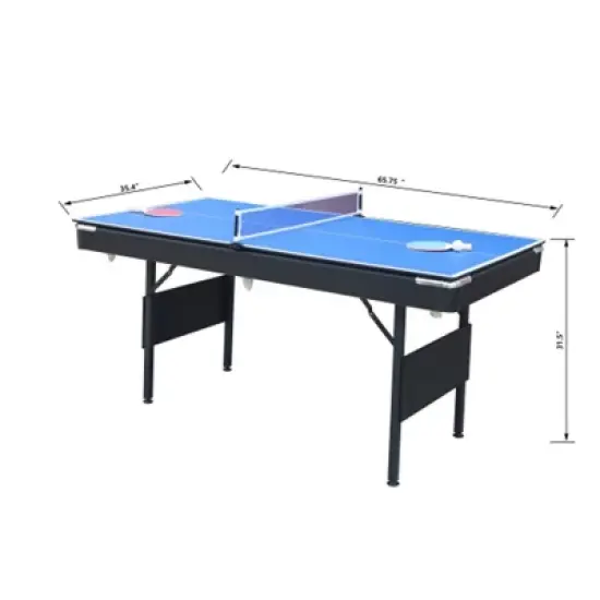 YONWAY 3 in 1 Game Table,Pool Table,Billiard Table,Table Games,Table tennis, Multi Game Table,Table Games,Family Movement image {2}