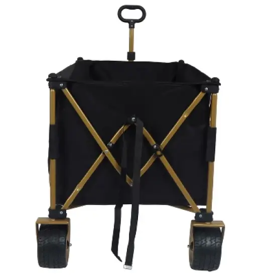 51" Extra long large Heavy-Duty Foldable Utility Wagon - 480lbs Capacity, Patented Ultra-Stable Frame, 1:6 Space-Saving Fold & 7" All-Terrain Wheels image {10}