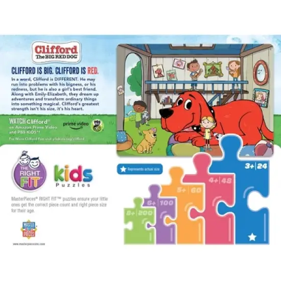MasterPieces 24 Piece Jigsaw Puzzle - Clifford Doghouse - 19"x14" image {3}