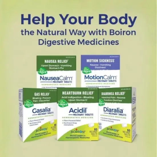 Acidil On the Go by Boiron Homeopathic Medicine for Heartburn Relief  -  160 Pellet image {12}
