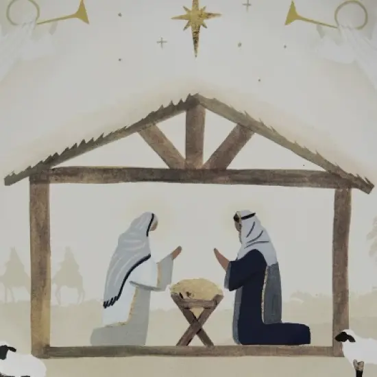 Split P Away In a Manger Salad Plate Set of 4 image {2}