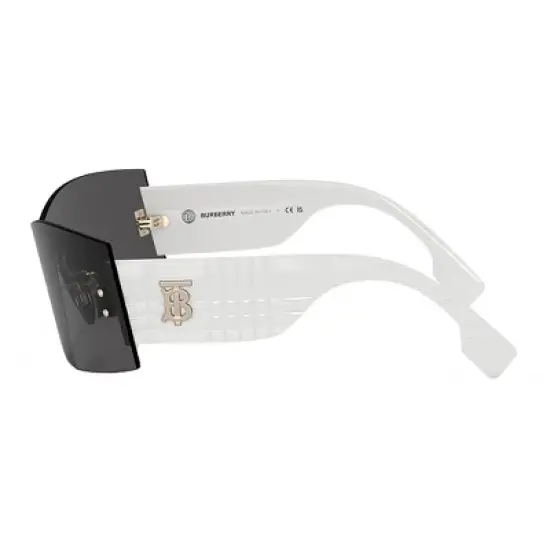 Burberry BELLA BE 3137 134287 Womens Rimless Sunglasses White 45mm image {2}