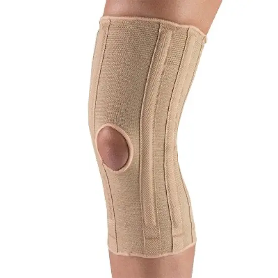 OTC Knee Support, Spiral Stays, Knit Elastic, Beige image {3}
