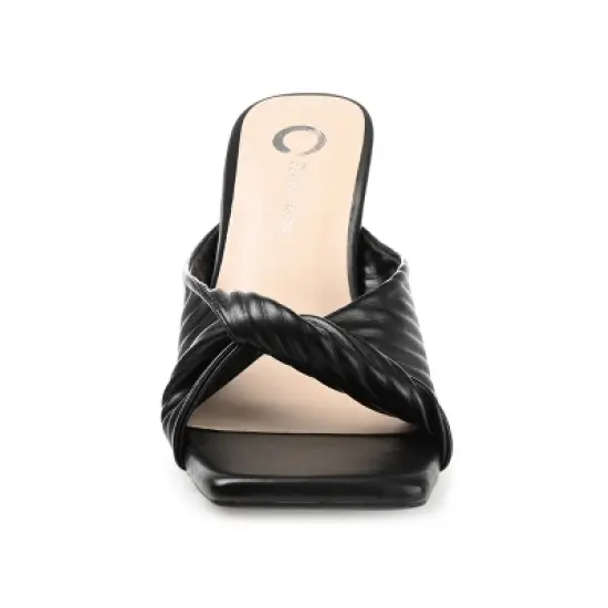 Journee Collection Womens Greer Tru Comfort Foam Open Toe High Stiletto Pumps image {5}