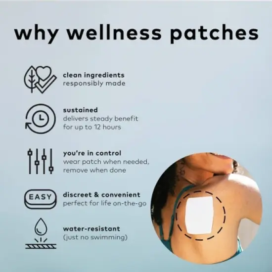 The Good Patch Relief Plant Patch - 4ct: Vegan, Paraben-Free, Dermatologist Tested image {3}