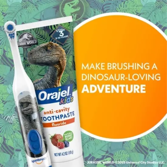 Spinbrush Kids Jurassic World Electric Toothbrush image {8}
