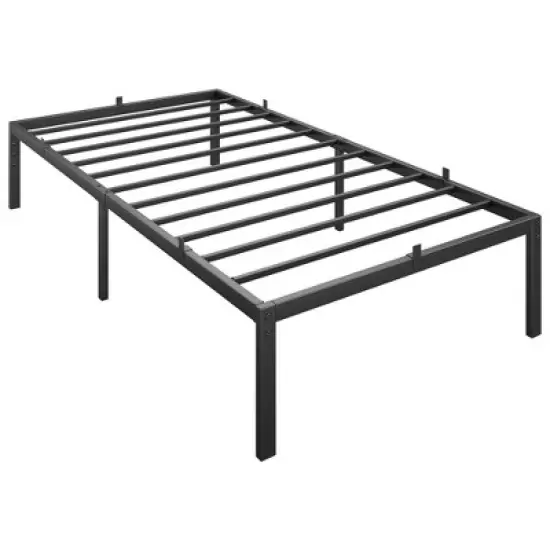 Garvee 14 Inch Twin/Full/Queen Bed Frame with Storage,Metal Platform Twin Bed Frame No Box Spring Needed Steel Slat Support Easy Assembly image {6}