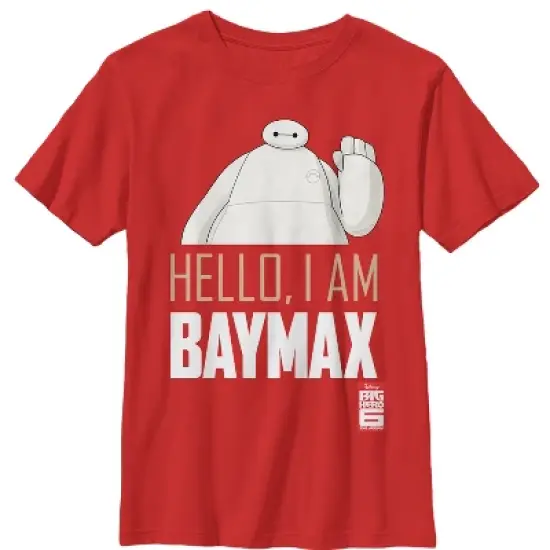 Boy's Big Hero 6 Hello, I Am Baymax T-Shirt image {2}