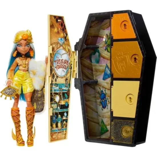 Monster High Skulltimates Secrets Fearidescent Cleo De Nile Fashion Doll image {5}