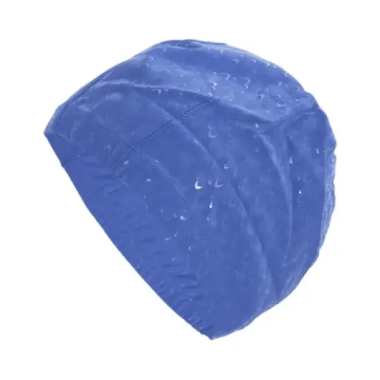 Unique Bargains PU Pleated style Swimming Cap 1 Pc image {14}