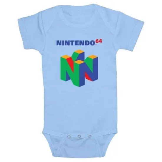 Infant's Nintendo Classic N64 Icon Onesie image {4}